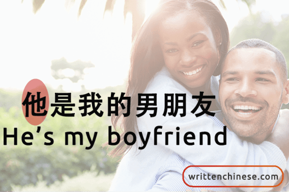 Top 20 Most Common Chinese Characters 他